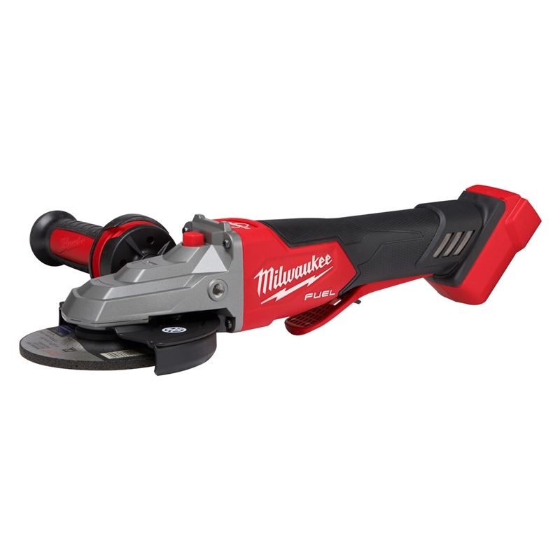 Milwaukee 2886-20 M18 FUEL 5in Flathead Braking Grinder, Paddle Switch No-Lock