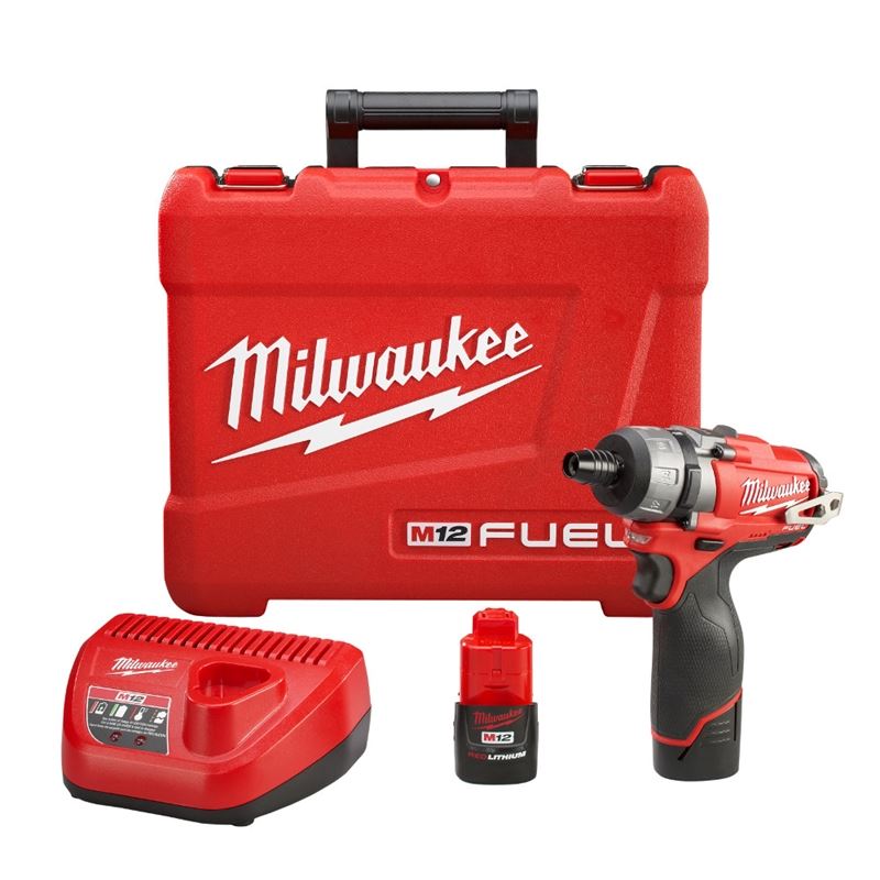 2402-22 M12 FUEL 12 Volt Lithium-Ion Brushless Cordless 2SPD Screwdriver Kit