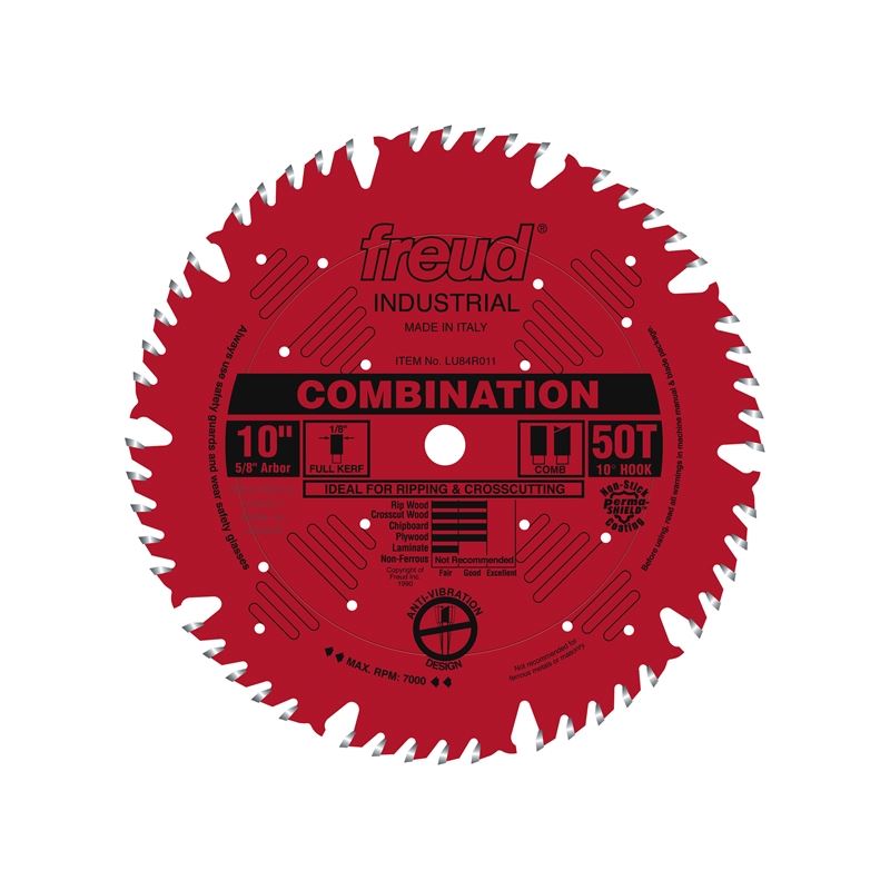 Freud | LU84R011 10" 50-Tooth ATB Combination Saw Blade