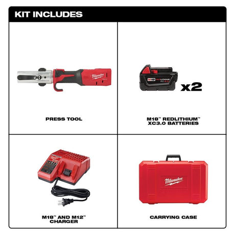 Milwaukee 2773-20L M18 FORCE LOGIC Long Throw Press Tool Kit