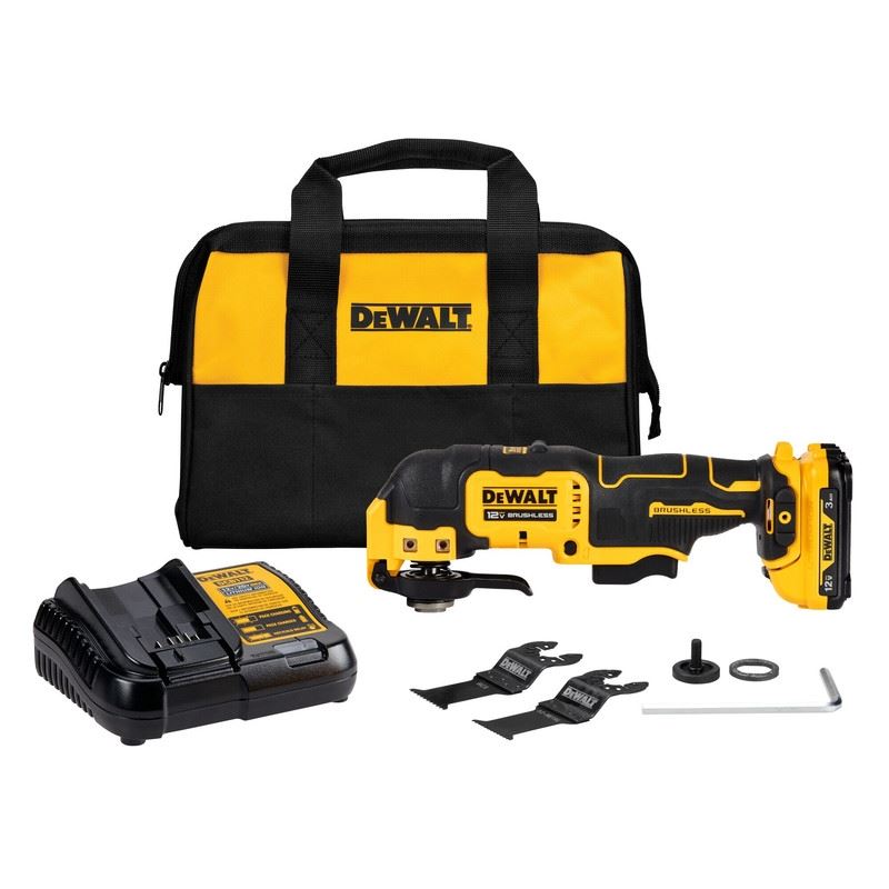 DEWALT DCS353G1 XTREME 12V MAX Brushless Cordless Oscillating Tool Kit