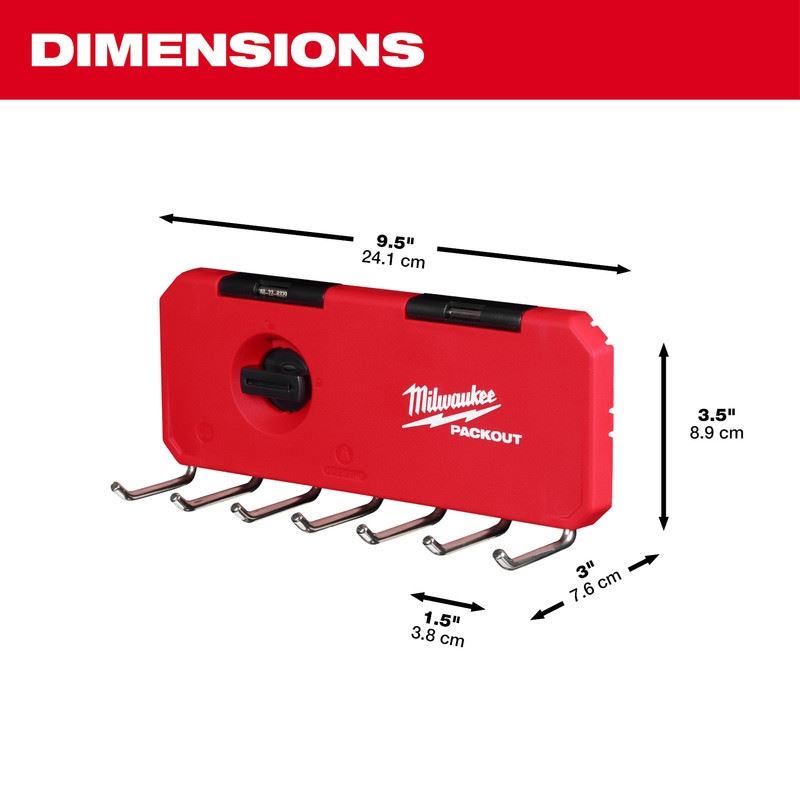 Milwaukee 48-22-8329 PACKOUT 7-Hook Row