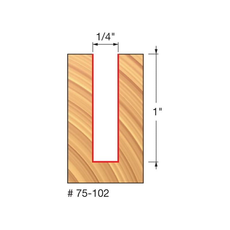 Freud | 75-102 1/4 (Dia.) Up Spiral Bit