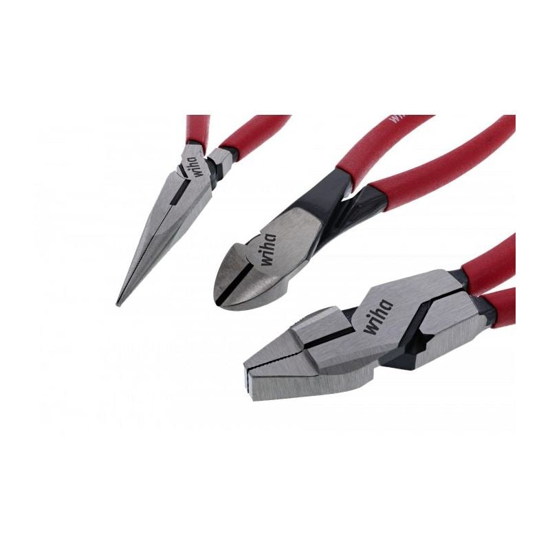 WIHA 32634 3 Piece Classic Grip Pliers and Cutters Set