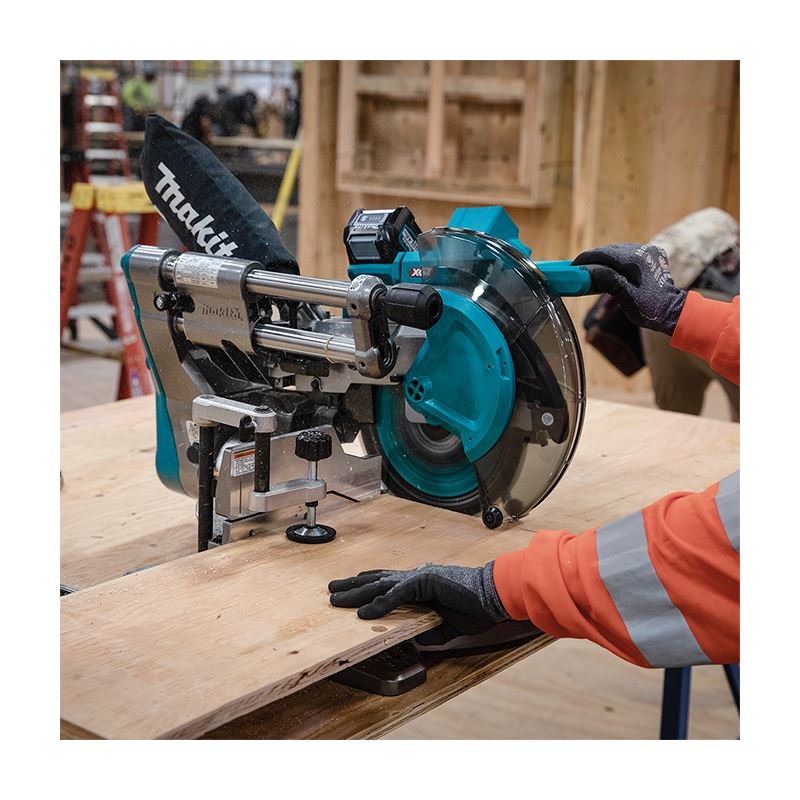 Makita LS004GM102 40V  XGT  10in Dual Compound Sliding Mitre Saw w/ AWS (4.0Ah Kit)