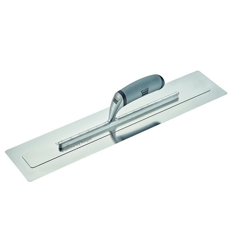 RAGNI R619S-22 22 in Stainless Steel Flexlite Skimming Trowelhigh Lift Handle