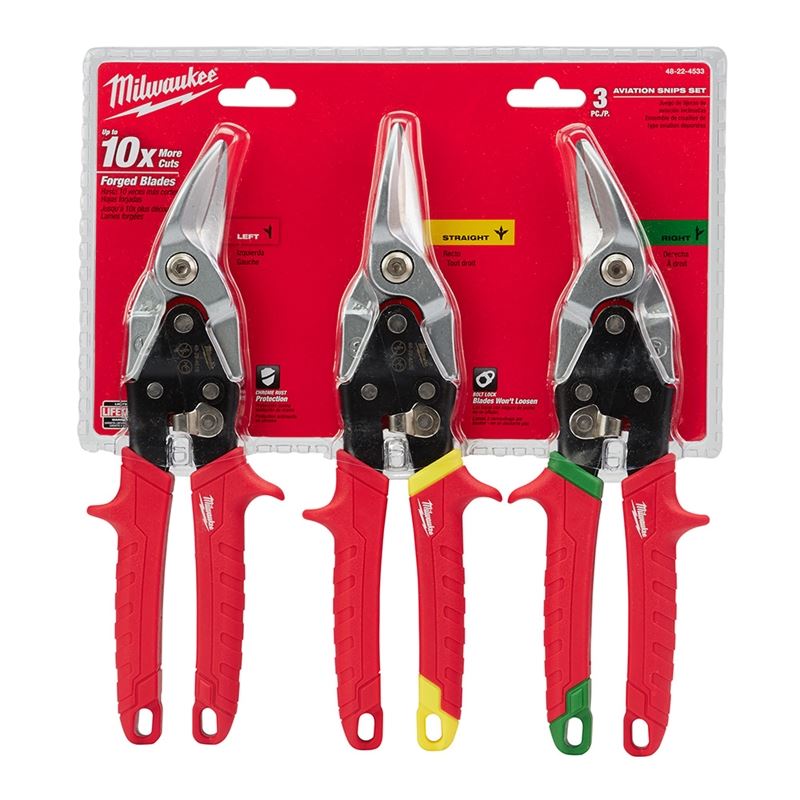 48-22-4533 3-Piece Aviation Snip Set