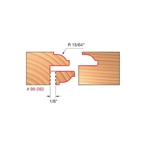 Freud | 99-283 2-3/8 (Dia.) Recoverable Bead Glass Door Bit Sets