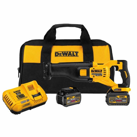 DEWALT DCS388T2 FLEXVOLT 60V MAX* Brushless Reciprocating Saw (2 Batteries)