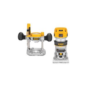 DEWALT | DWP611PK 1-1/4HP Max Torque Variable Speed Compact Router Combo Kit with LED's