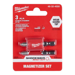 Milwaukee 48-32-4550 SHOCKWAVE Impact Duty Magnetic Attachment and PH2 Bit Set - 3PC