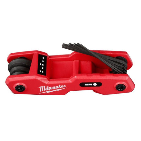 Milwaukee 48-22-2182 8 Key Folding Hex Key Set  - Metric