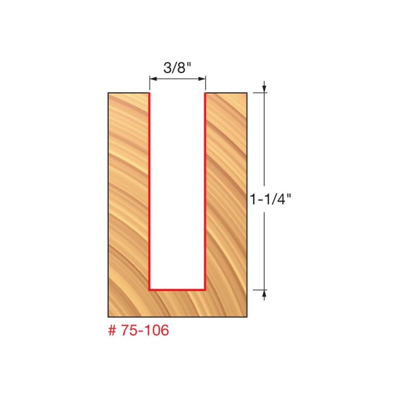 Freud | 75-106 3/8 (Dia.) Up Spiral Bit