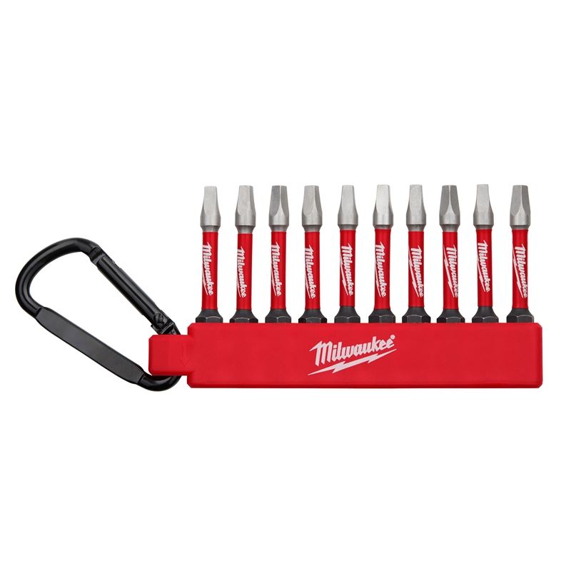 Milwaukee 48-32-4091 SHOCKWAVE Carabiner SQ2 2in Driver Bit SetSet