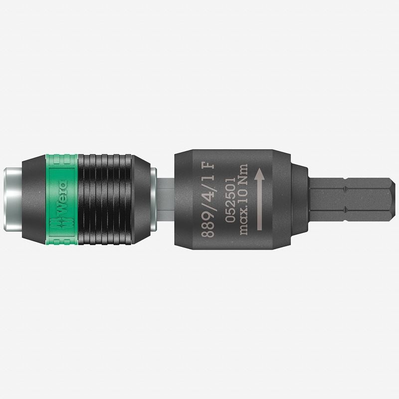 WERA 889/4/1 F Rapidaptor Free-running Bit Holder For Torque Screwdrivers with Pistol Handle