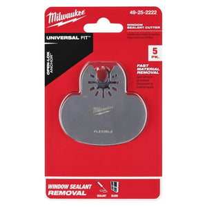 Milwaukee 49-25-2222 OPEN-LOK Mushroom Sealant Scraper Blade 5 Pk