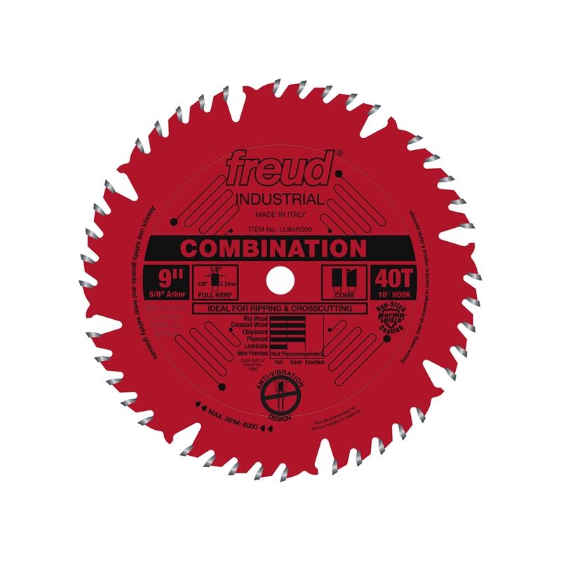 Freud | LU84R009 9" Industrial Combination Saw Blade