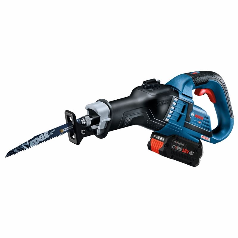 Bosch GSA18V-125K14A 18V EC Brushless 1-1/4 In.-Stroke Multi-Grip Reciprocating Saw Kit with (1) CORE18V 8.0 Ah Performance Battery