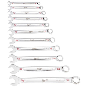 Milwaukee 48-22-9411 11pc SAE Combination Wrench Set