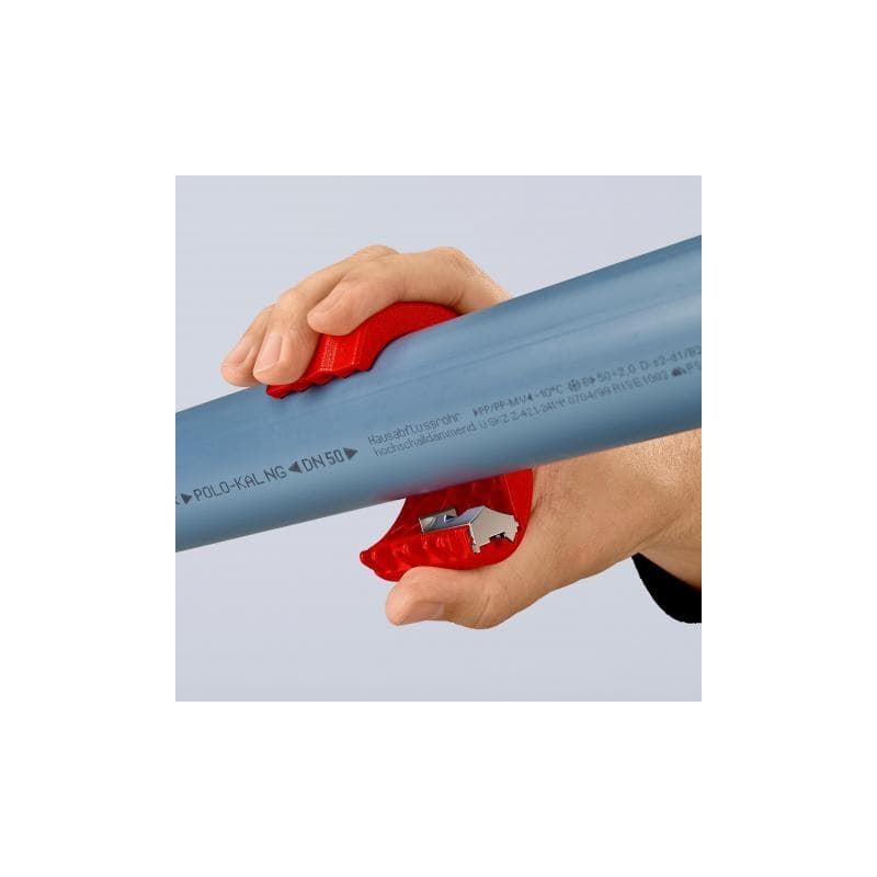 KNIPEX 90 22 10 BK BiX Cutters for plastic pipes and sealing sleeves