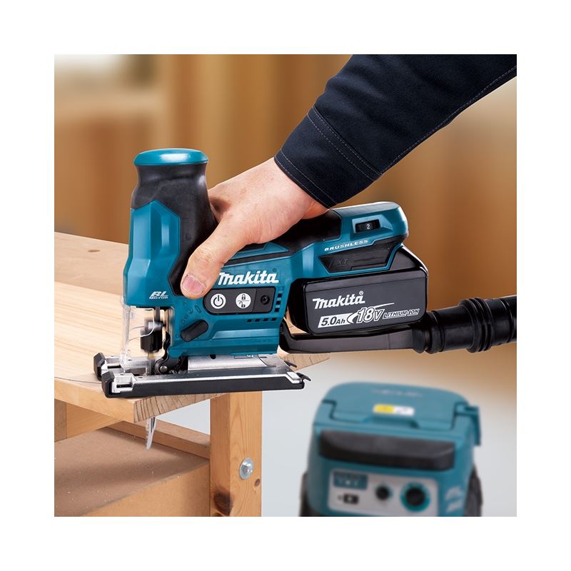 Makita DJV185Z 18V LXT Brushless Cordless Jig Saw w/Barrel Handle and XPT (Tool Only)