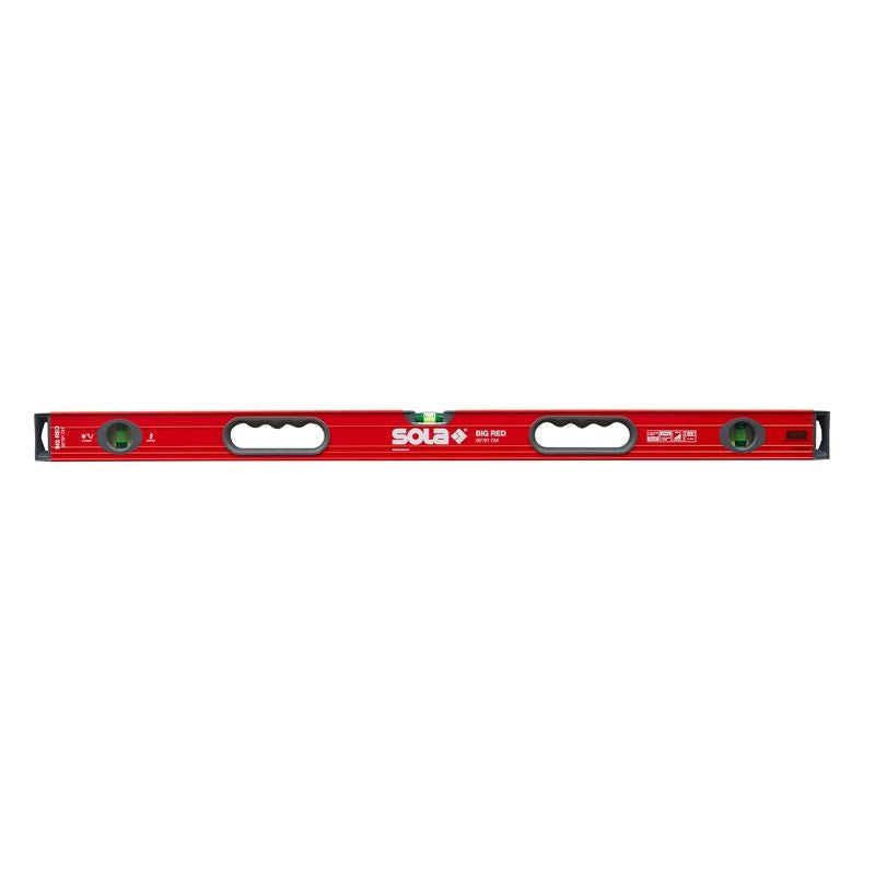 SOLA LSB36 Big Red Box Beam Level, 3 Focus-60 Vials, 36 in