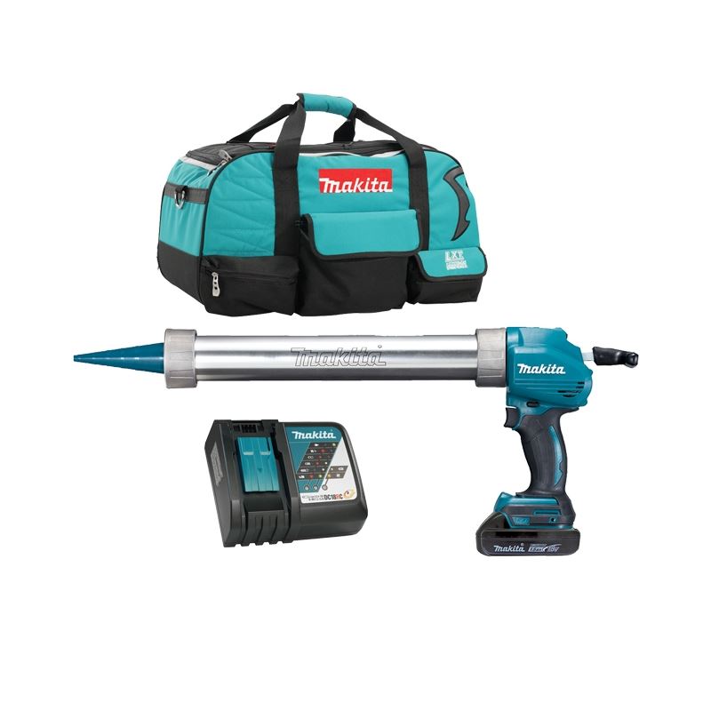 Makita DCG180YBX1 18V LXT Cordless 600 mL Caulking Gun (Compact Kit)