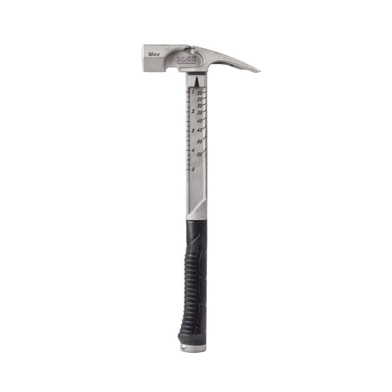 BOSS HAMMER 16oz PRO PLUS TITANIUM HAMMER - MILLED FACE