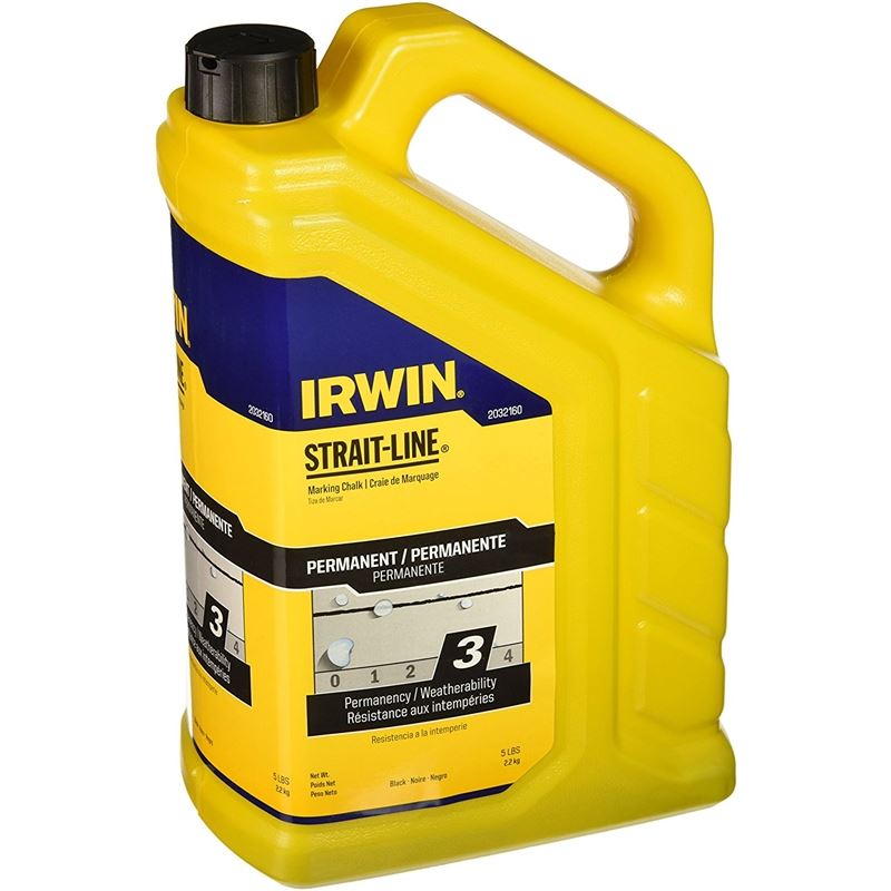 Irwin 5lb Black Permanent Marking Chalk