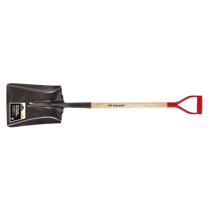 Garant GHS6D Square point shovel, wood handle, D-grip