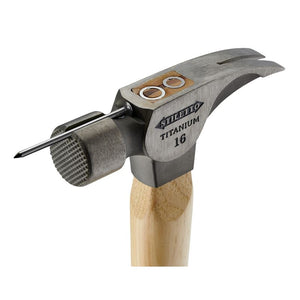 Stiletto TI16MC  16oz Hickory Framing Hammer - Milled/Curve