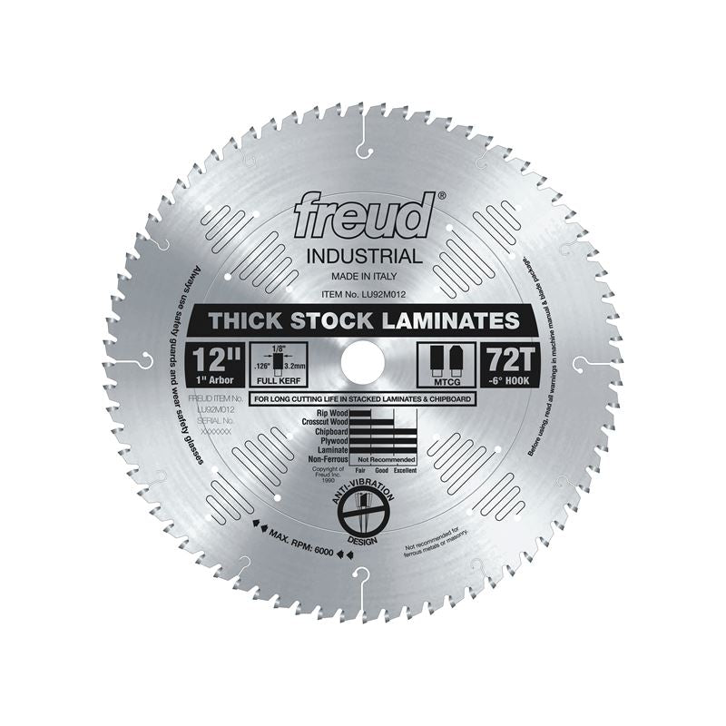 Freud | LU92M012 12" Thick-Stock Laminate Blade