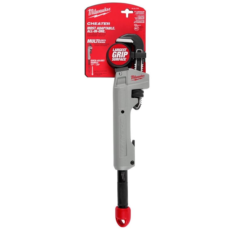 Milwaukee 48-22-7318 CHEATER Aluminum Adaptable Pipe Wrench