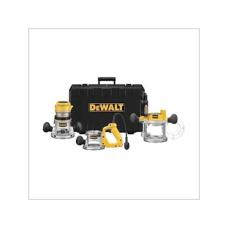 DEWALT | DW618B3 2-1/4HP Maximum Motor HP Three Base Router Kit