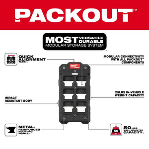 Milwaukee 48-22-8486 PACKOUT Compact Wall Plate