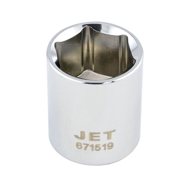 Jet 671524 3/8 Dr X 24mm Regular Chrome Socket - 6 Point