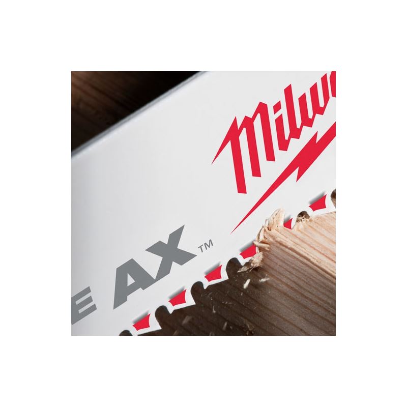 Milwaukee 48-01-7027 12" 5 TPI The Ax Sawzall Blade (100 Pk)