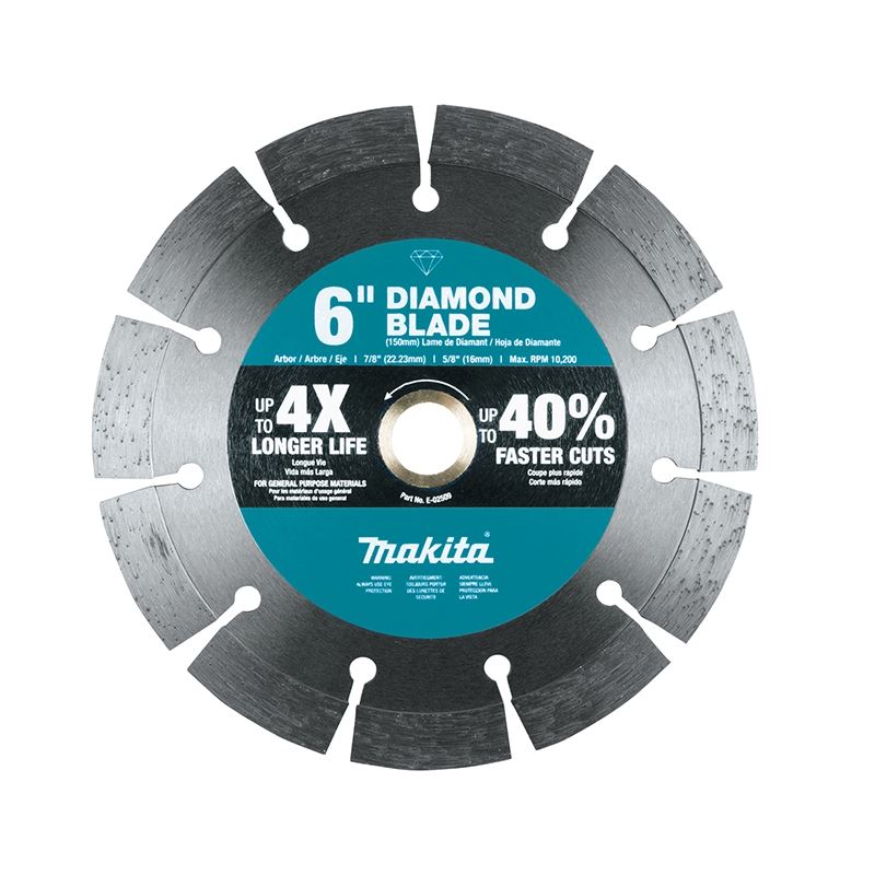 Makita A-94683 4-1/2" DIAMOND BLADE SEG RIM F/GENERAL HARD MATERIAL