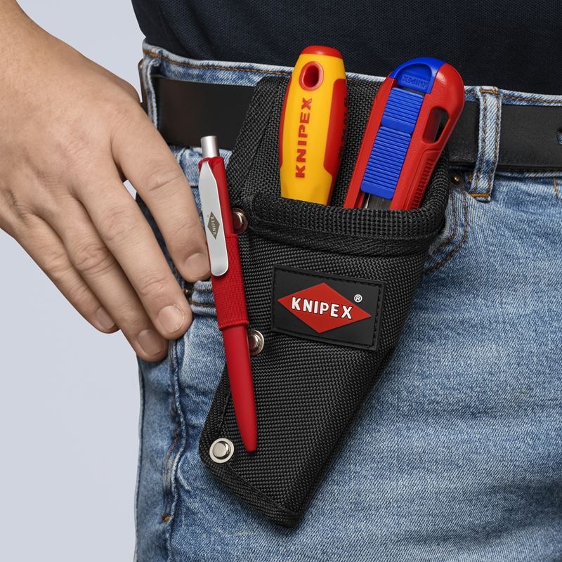 KNIPEX 00 19 75 LE  8-1/2in Multi-purpose Belt Pouch, Empty