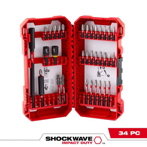 Milwaukee 48-32-5101 SHOCKWAVE Impact Duty Driver Bit Set- 34PC