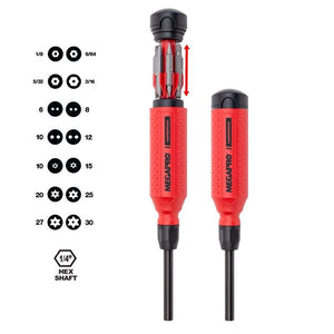 MEGAPRO Security Tamperproof Screwdriver â€“ With Spanner Bit