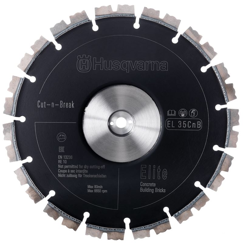 Husqvarna 597808001 Cut-N-Break Diamond Grit Segmented Blade Set (2-Pack)