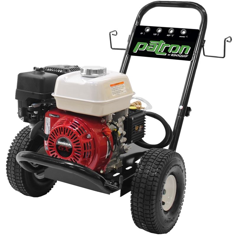 Patron PCH25 2500 PSI Gas Pressure Washer, External Unloader, Honda Engine