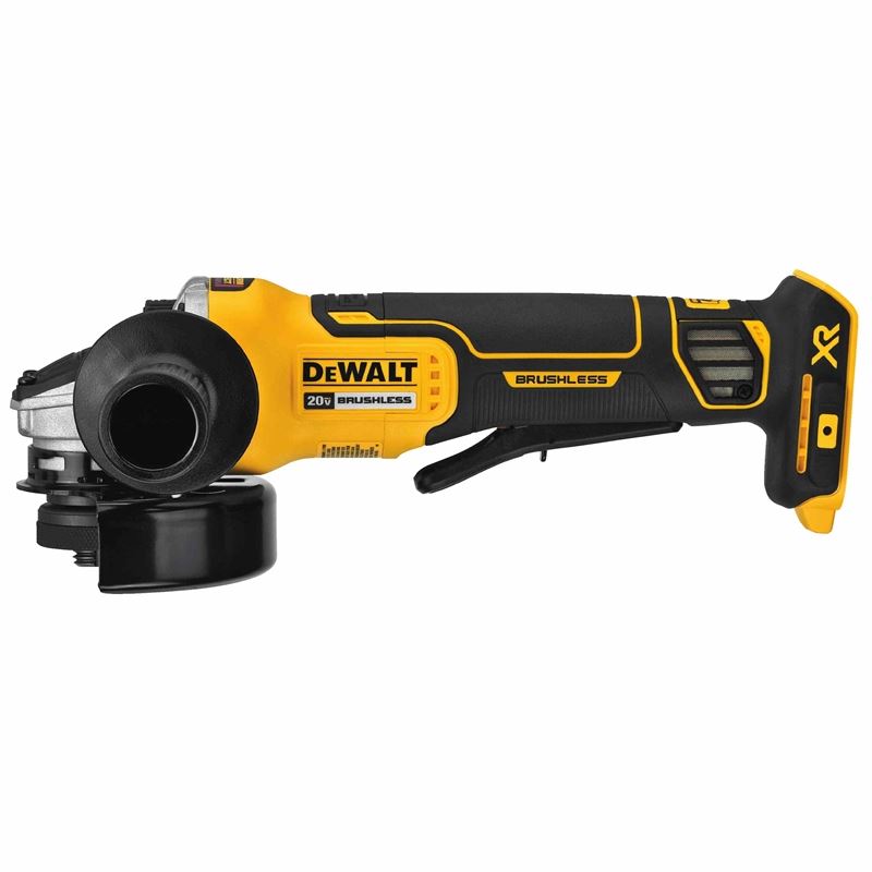 DEWALT DCG413B 4.5" (115 MM) 20V MAX* XRÂ® BRUSHLESS PADDLE SWITCH SMALL ANGLE GRINDER WITH KICKBACK BRAKE