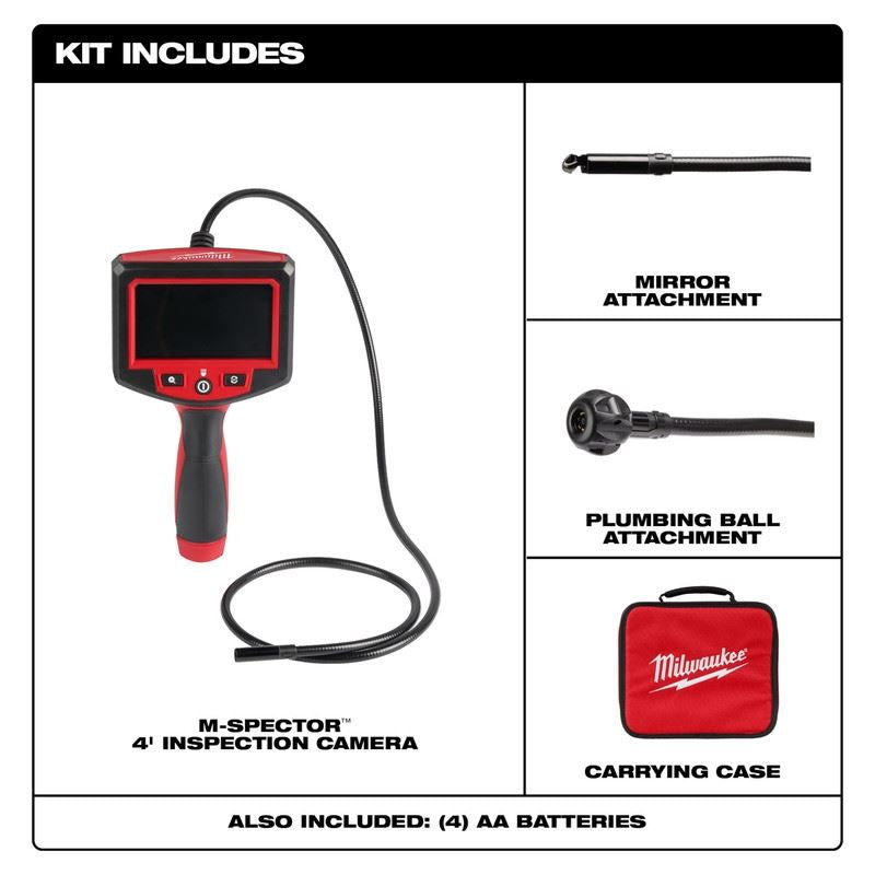 Milwaukee 2319-20 M-Spector 4ft Inspection Camera