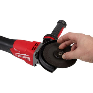 Milwaukee 2887-20 M18 FUEL 5in Flathead Braking Grinder, Slide Switch Lock-On