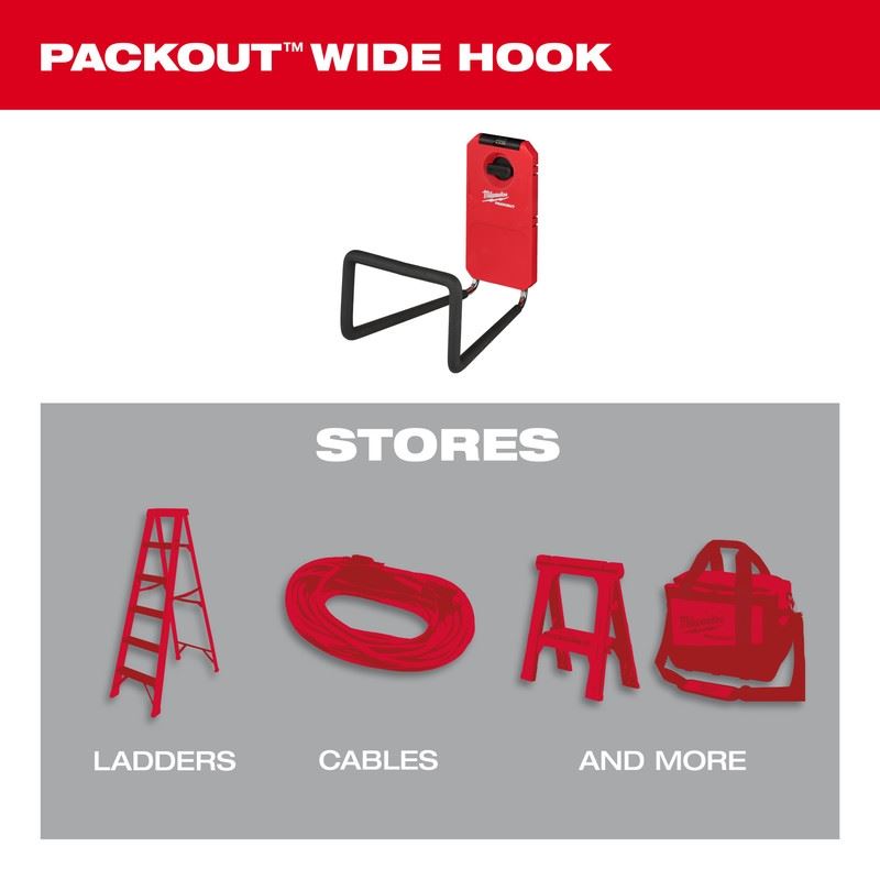 Milwaukee 48-22-8332 PACKOUT Wide Hook