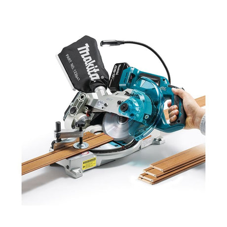 Makita 6-1/2" Cordless Dual Compound Mitre Saw with Brushless Motor