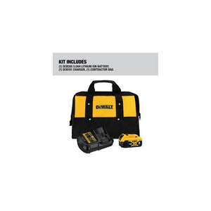 DEWALT DCB205CK 20V MAX 5.0Ah Battery Charger Kit with Bag