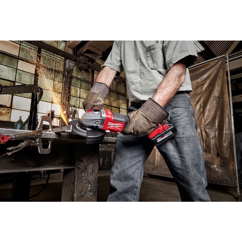 2980-20 M18 FUEL 18 Volt Lithium-Ion Brushless Cordless 4-1/2 in.-6 in. No Lock Braking Grinder with Paddle Switch  - Tool Only